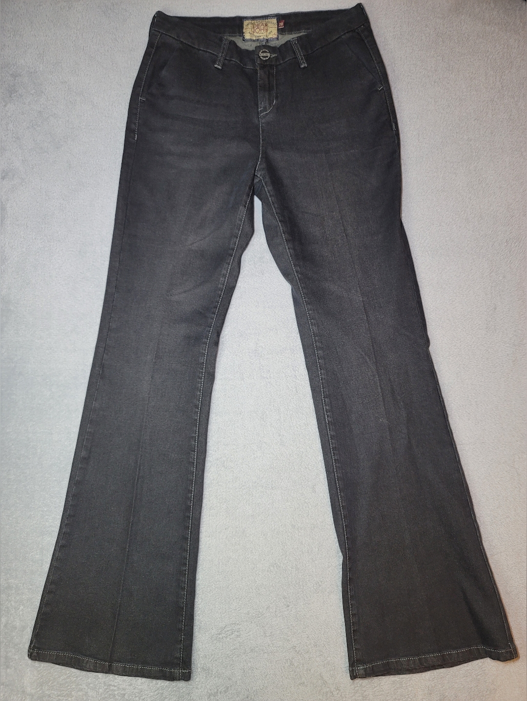 Dear John Denim Bootcut Jeans Black Size 28